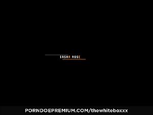 THE white BOXXX Sasha Rose fetish FFM three-way