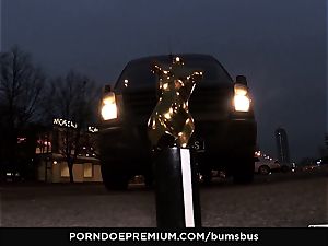 donks BUS - curvy babe cunt pulverizing and cum in gullet